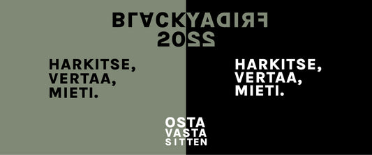 Vastuullisen verkkokaupan Black Friday