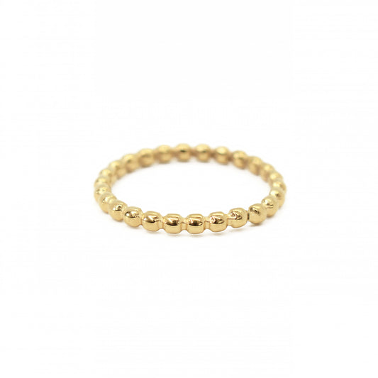 Jaina kultainen helminauhasormus