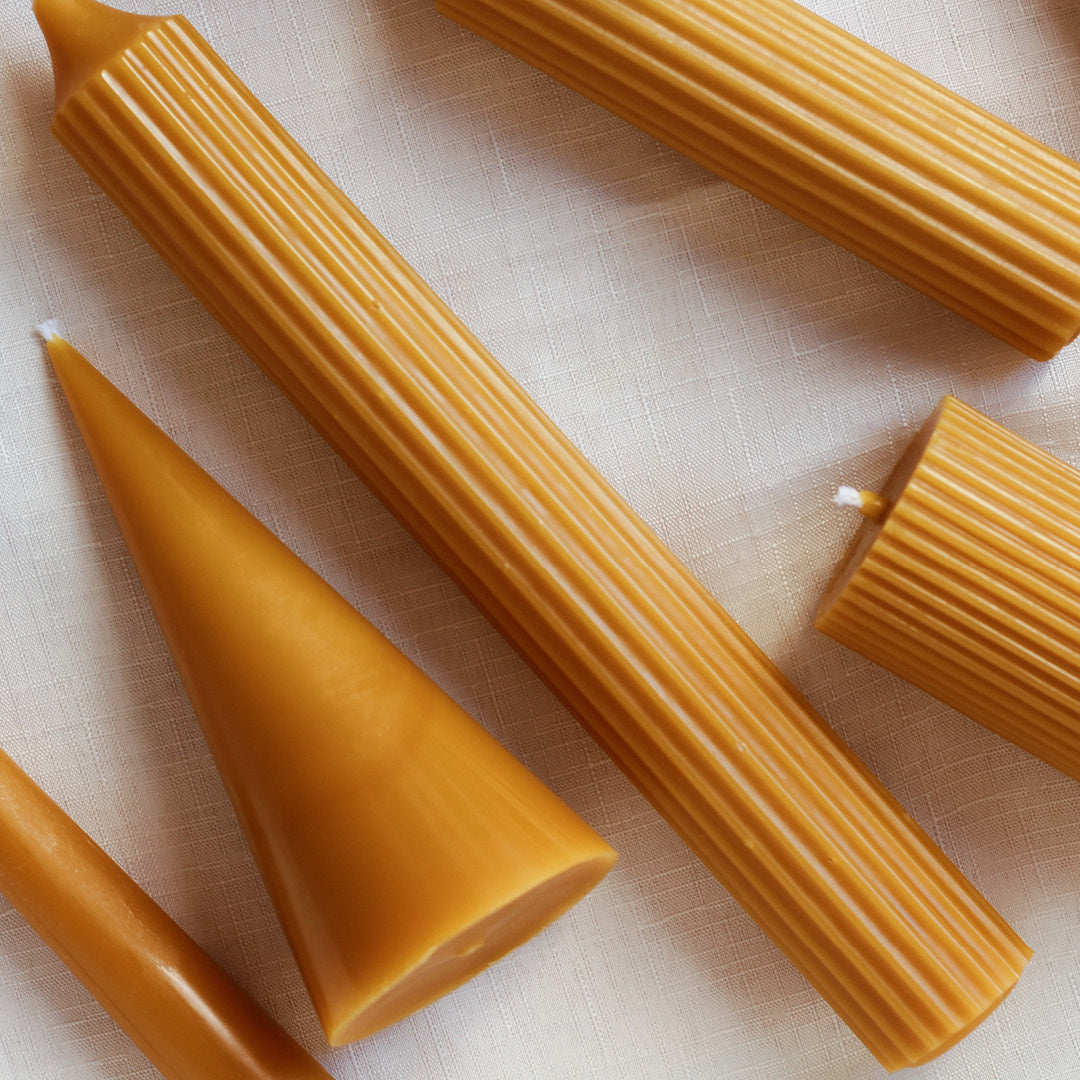 Double Cone mehiläisvahakynttilät