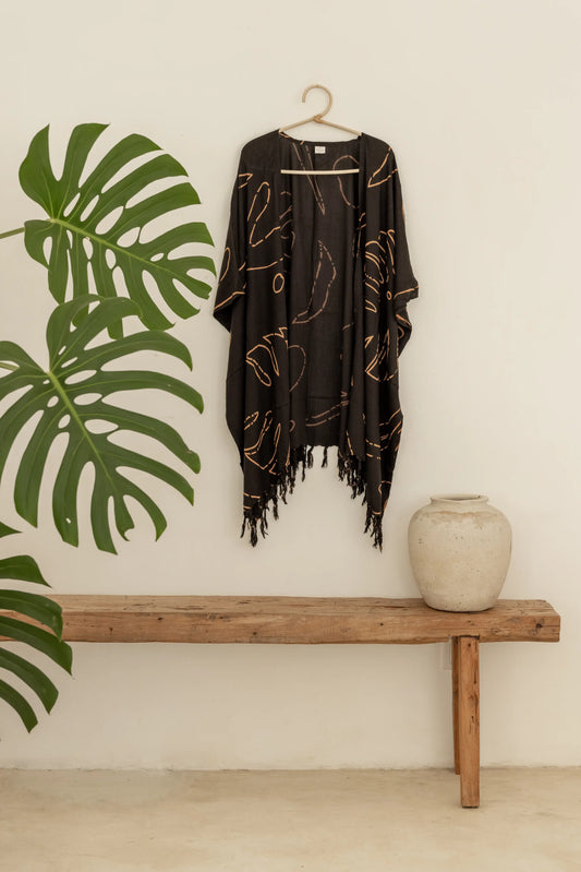 Monstera kimono