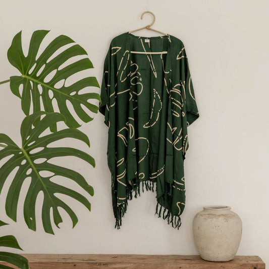 Monstera kimono